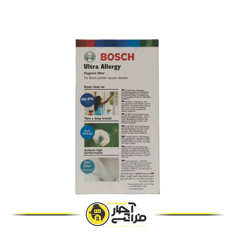 Original Bosch vacuum cleaner external filter