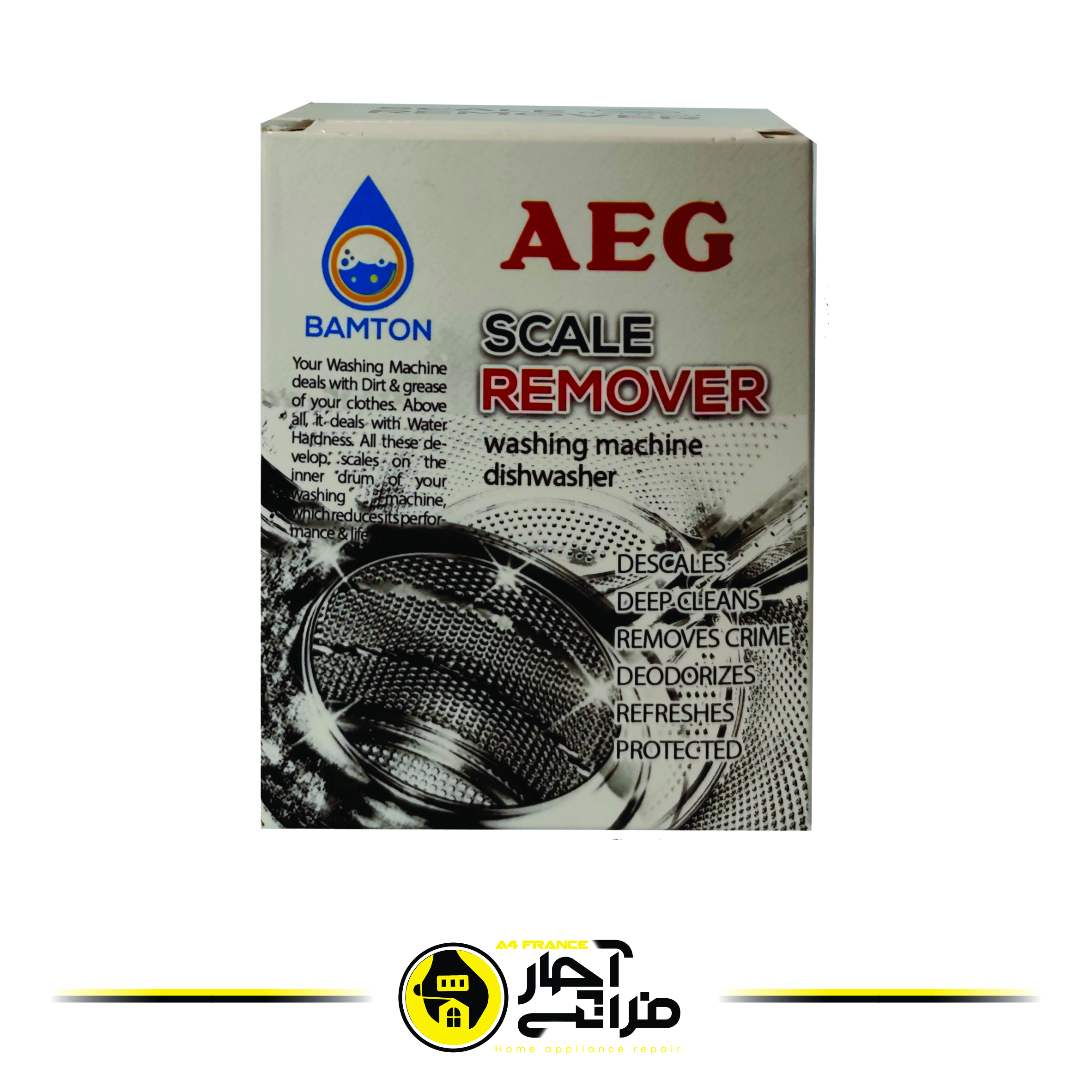 AEG Scale Remover washing machine and dishwasher descaling powder