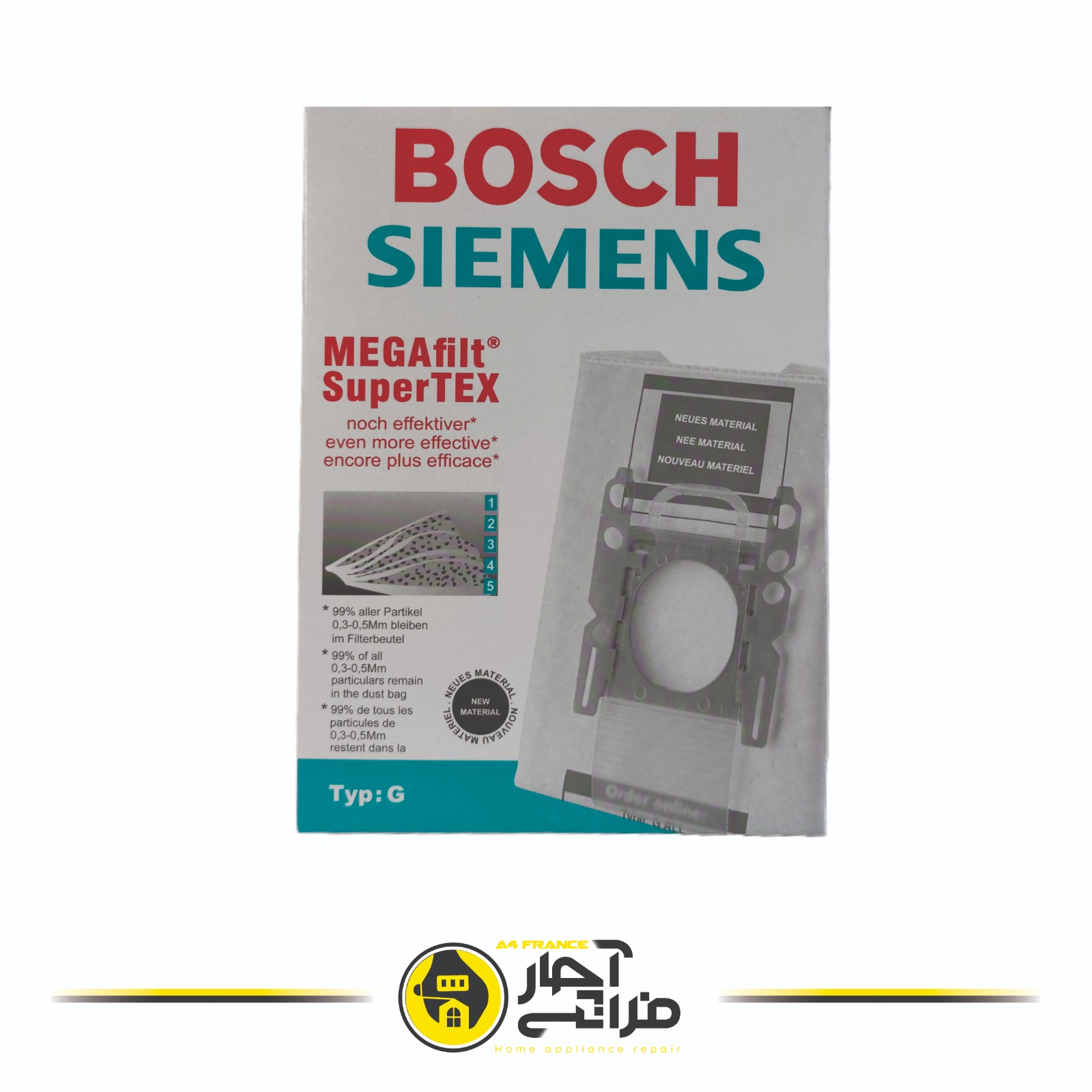 Original Siemens (Bosch) vacuum cleaner bag