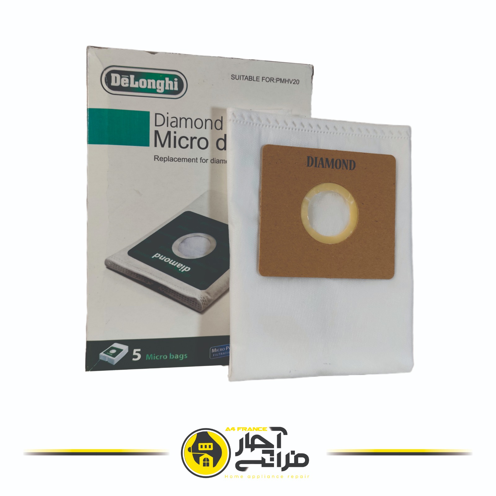 DeLonghi & Diamond Vacuum Cleaner Bag Envelope