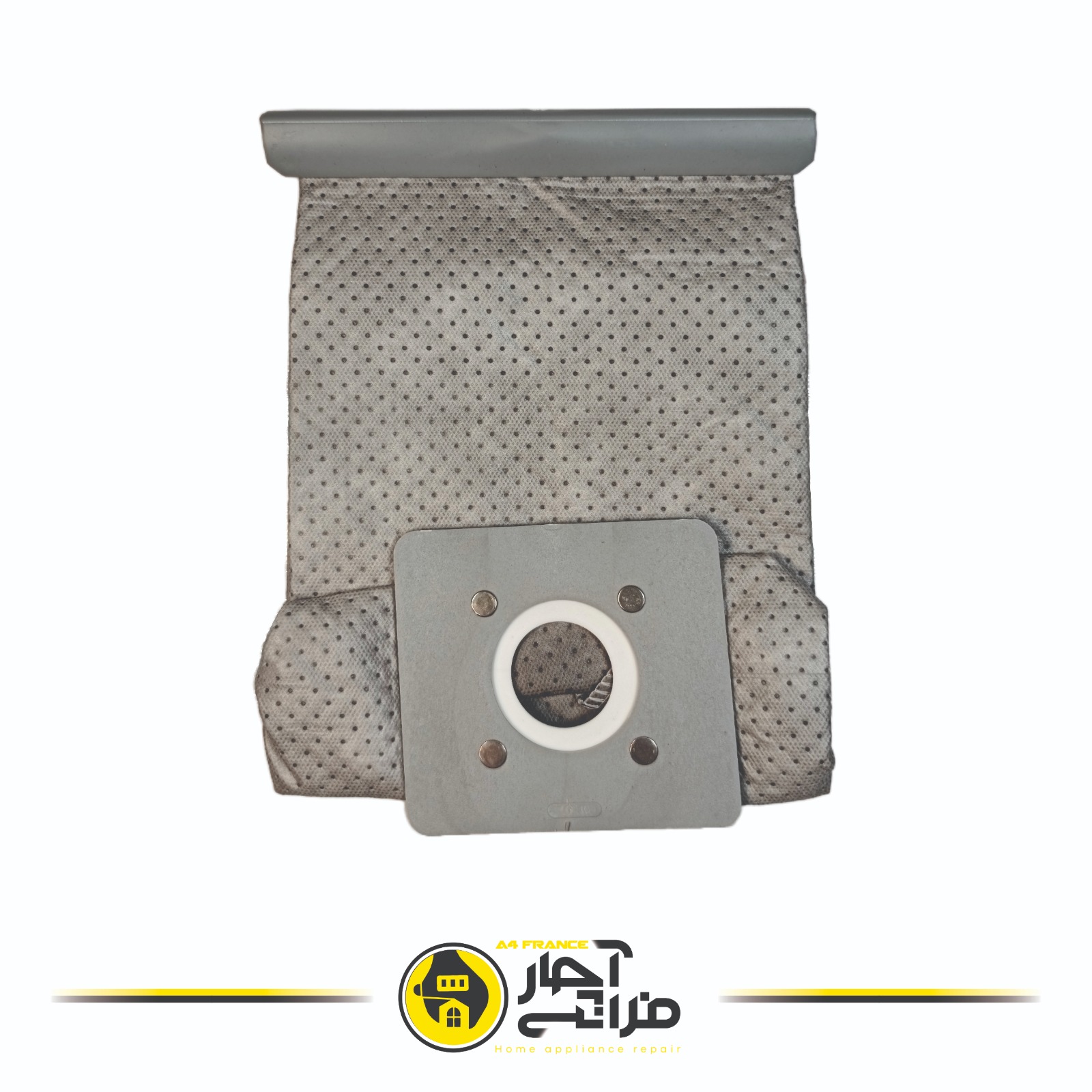 Permanent vacuum cleaner bag with diamond needle fabric