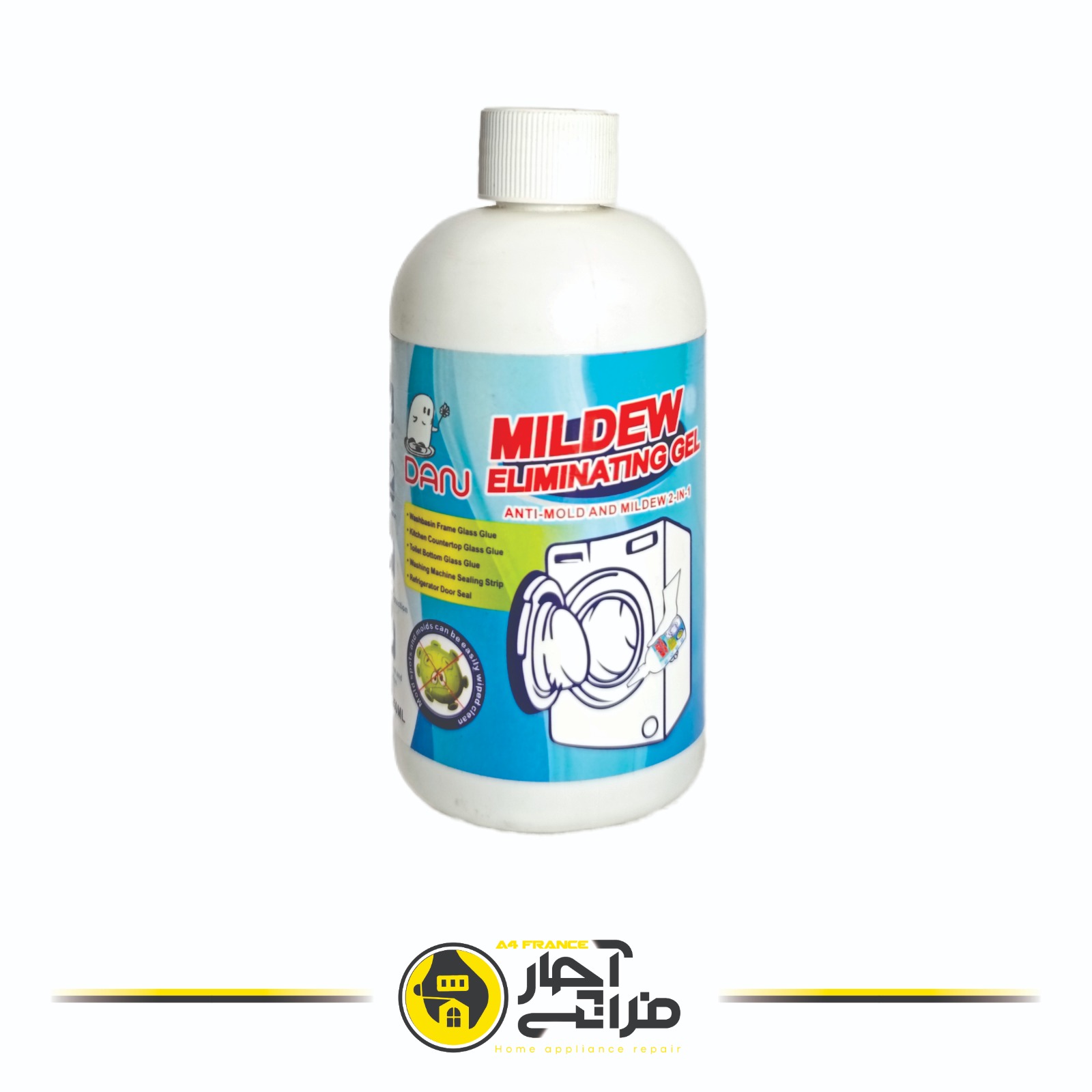 Washing machine rubber scale remover