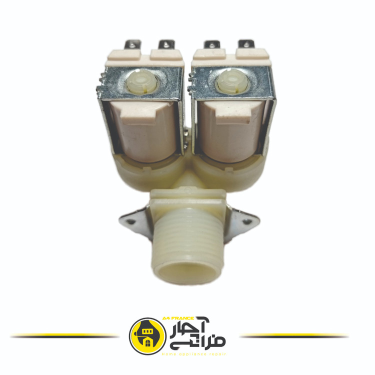 Twin washing machine solenoid valve