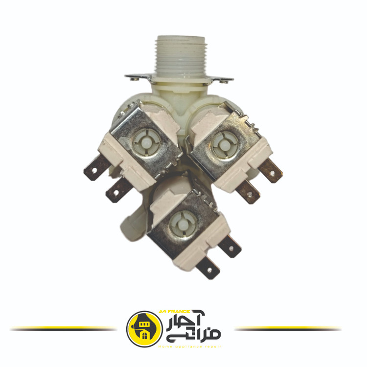 Washing machine triple solenoid valve