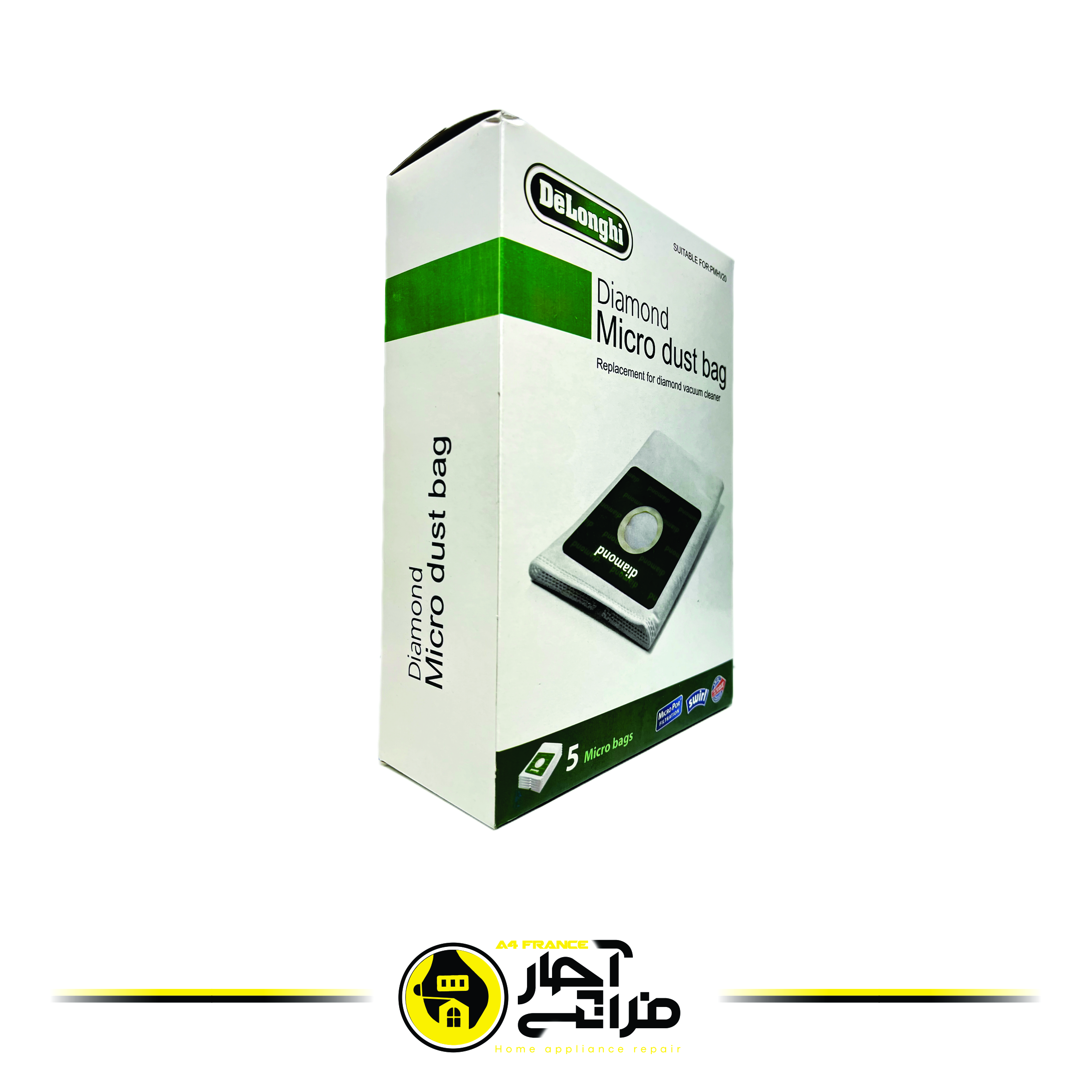 DeLonghi & Diamond Vacuum Cleaner Bag Envelope