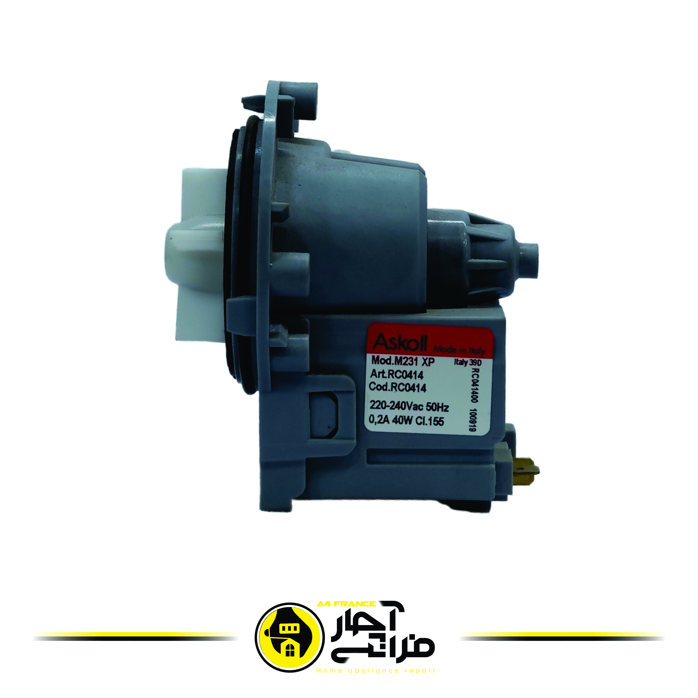 Ascol Italy washing machine drain pump