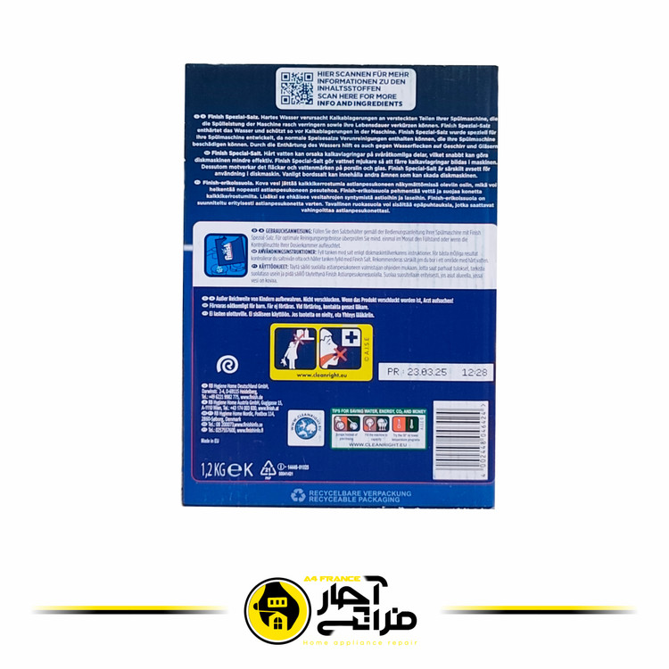 Finish Original Dishwashing Salt 1.2 kg