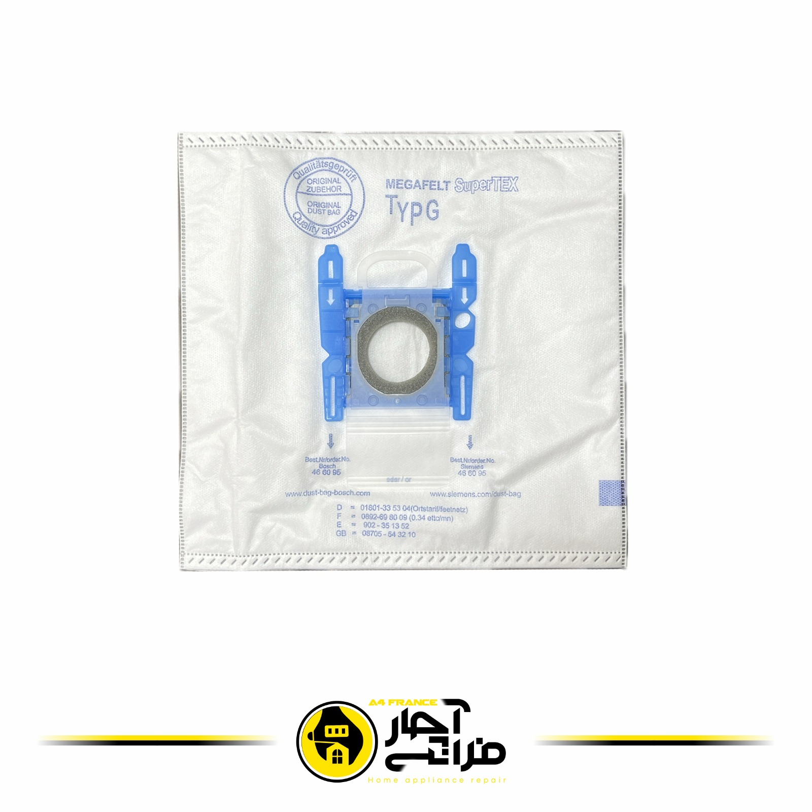 Disposable bag/envelope Bosch Siemens Pars Khazar Pakshoma