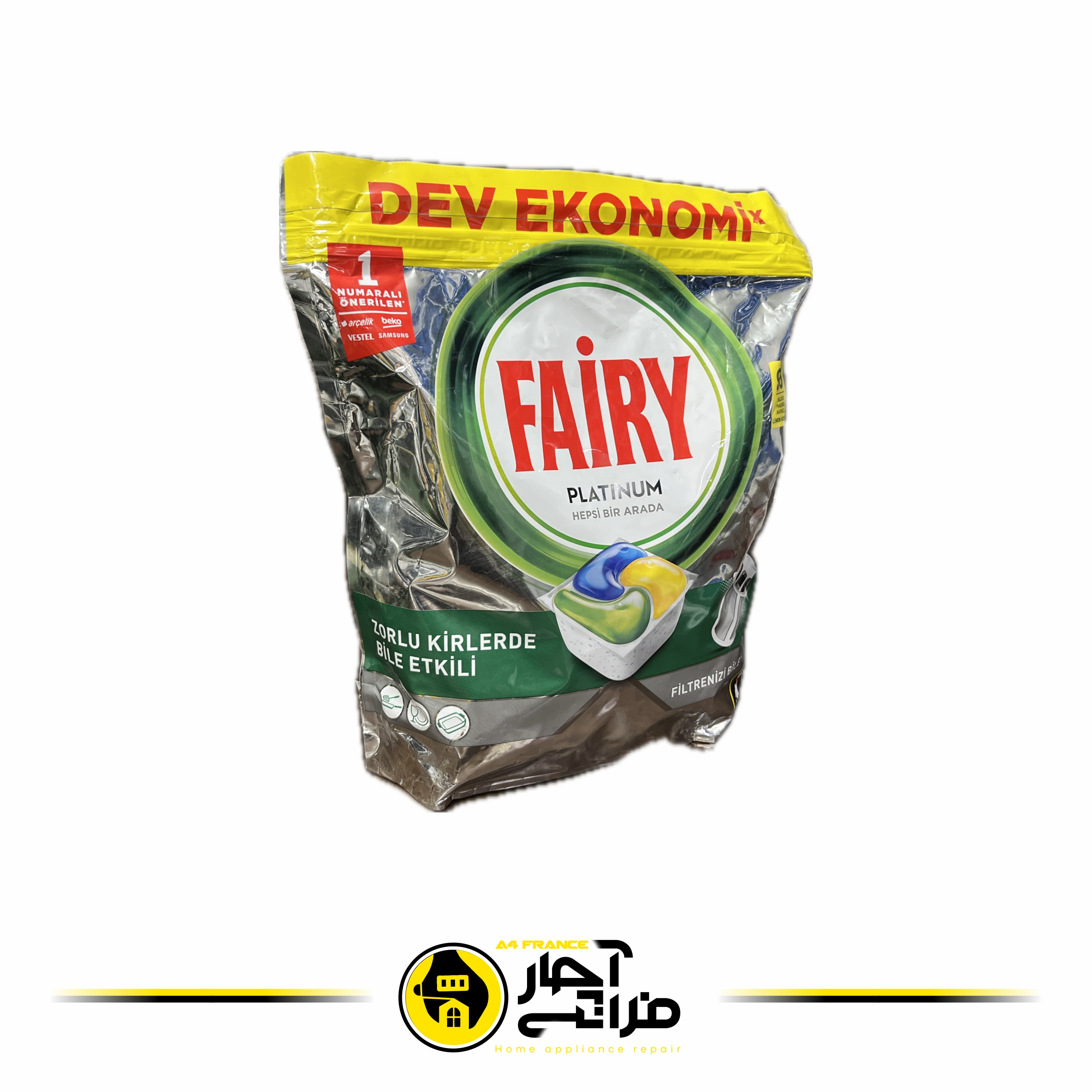 Fairy Original Turkish Dishwashing Tablets 96 Pieces